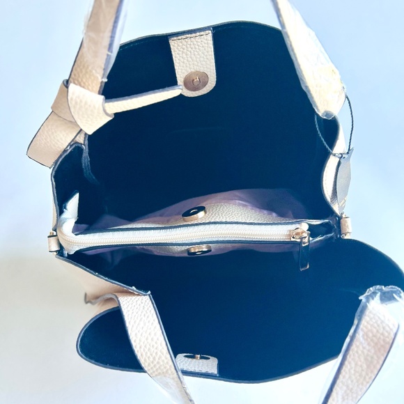 New Kate Spade Light Pink Faux Pebble Leather Small Tote - Picture 10 of 13